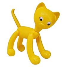Katze minka gelb mit - minka,