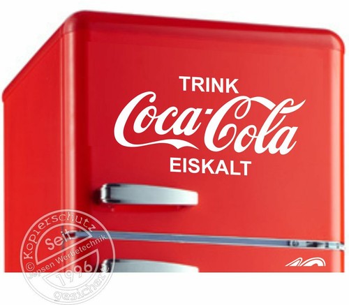 Trink coca cola - trink, eiskalt