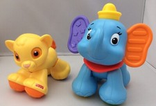 Fisher Price Amazing Animals Dumbo und Simba Clicky Tiere