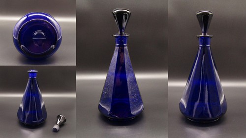 Art deco blaue karaffe - deco,