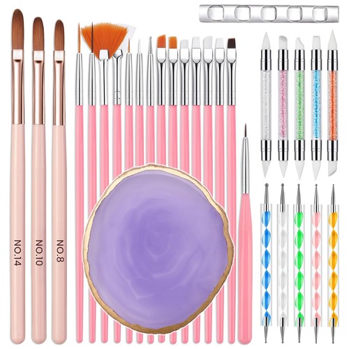 Nagel pinsel set stück - nagel,