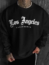 Los Angeles California Herren Sweatshirt Pullover Streetwear Fashion bis 5XL