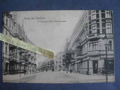 Litho postkarte berlin - litho, pankow
