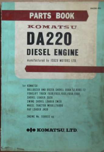 Komatsu diesel motor 220 - diesel,