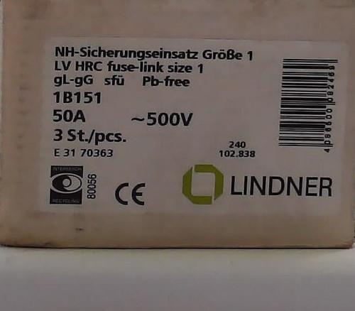Lindner sicherungseinsatz - 3x,