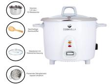 Reiskocher Dampfgarer Digitaler Reiskocher Reis Kocher 1.8 Liter Edelstahl DEMO