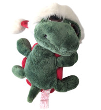 RUSS BERRIE SHECKY Schildkröte Weihnachten - Grün Kuscheltier Stofftier ca 25cm.