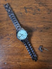 Mexx Armbanduhr Damen Edelstahl Lila