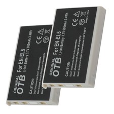2 x Akku für Nikon Coolpix P80, P90, P100, P500, P510, P520, P530 ... - EN-EL5