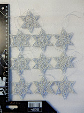 10 NEUE STERNE gehäkelt