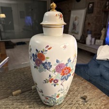 Meissen Deckelvase Indische