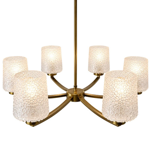 Flammiger mid century - 6-flammiger, mid-century