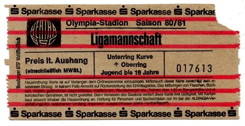 Ticket hertha bsc berlin - ticket,