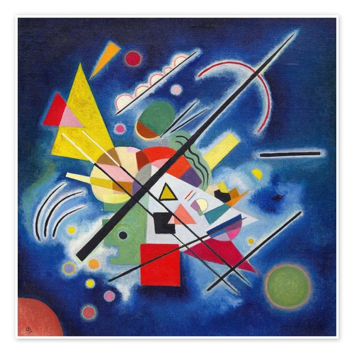 Poster blaue malerei - poster, wassily