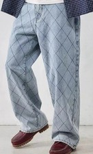 Ed Hardy Jeans Baggy X Urban Outfitters | Washed Quilted Embroidery UO Exclusive