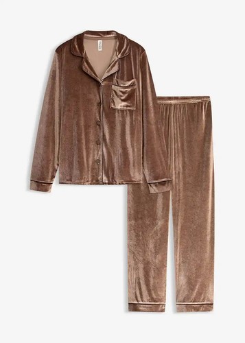 Pyjama 42 maronenbraun - gr., 40/42