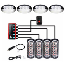 4x Auto Frontblitzer 12LED