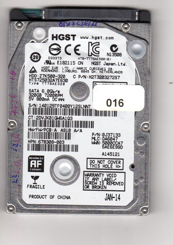 Hgst 320gb hdd sata zoll - hdd, 2,5