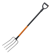 4-Zinken Mistgabel Gartengabel Forke Grabegabel mit Metallstiel 130 cm Z_W4