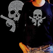 Glitzer Nieten Strass Gothic