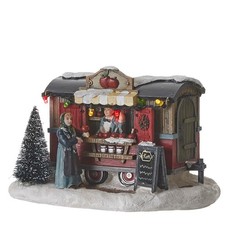 Luville-1048477, Apple & Candystand, Weihnachtsdorf, Weihnachtsmarkt