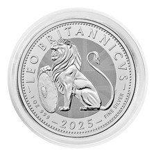 UK 2 Pounds 2025  British Lion  Silber 1 oz 999 ST / BU
