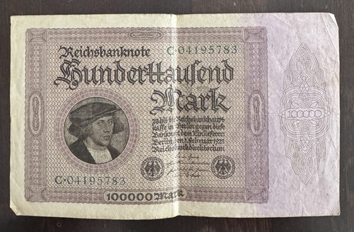 Deutsches inflationsgeld - deutsches,