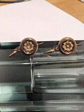 Jugendstil Ohrringe 333 Gold Saatperlen antik elegantes Design für Damen