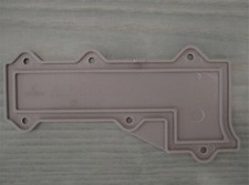 Graue Kunststoff-Abdeckplatte 6 Bohrungen für AEG Toplader Waschmaschine LAVAMAT