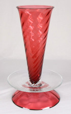 BOREK SIPEK für AJETO Gemelli Glas Vase signiert 1998 postmodern art glass ŠÍPEK