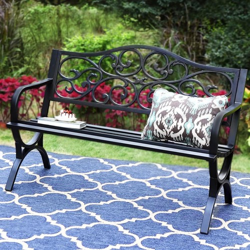 Gartenbank metall outdoor - gartenbank,
