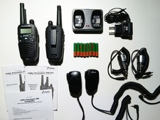 Stabo Funkkoffer freecomm 700 - 2 PMR Hand-Funkgeräte - 8 Kanäle 500 mW 446 MHz