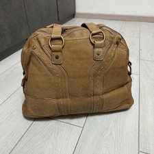 Tves Saint Laurent Muse Ledertasche Braun 