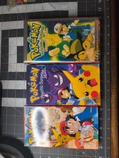 1990s Pokemon VHS Lot of 3 VHS