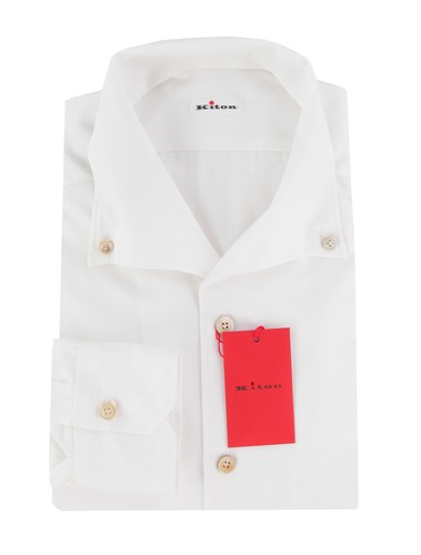 Kiton hemd weiß 100 - hemd,