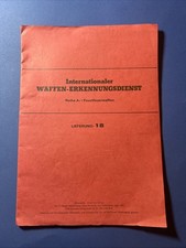 Heft - Internationaler Waffen Erkennungsdienst  - Reihe A  - Faustfeuerwaffen