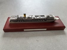 Schiffsmodell Costa Atlantica Metall Holz 23cm lang