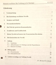 Deutsch-Unterrichtseinheit