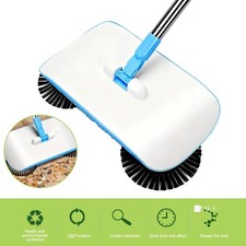 Manuell Teppichkehrer Reiniger 180° Drehbare Kopf Bodenkehrer Teppichbürste