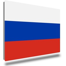 Kühlschrankmagnet Flagge Russland Russia Reisen Souvenir Geschenk Fan 85x55 mm