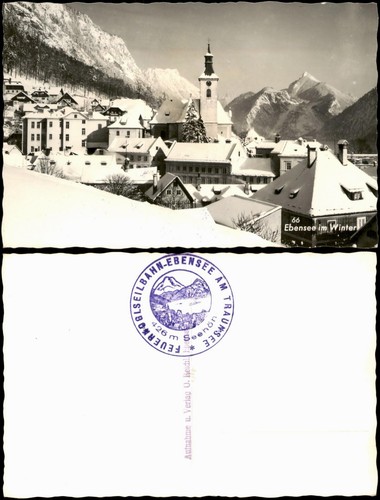 Ansichtskarte ebensee panorama - ebensee,
