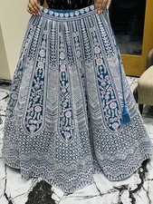 Blau türkis Lehnga Kleid