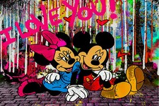 Micky Maus Pop Art  Kunst
