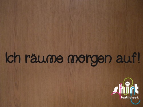 598 spruch aufräumen - ,