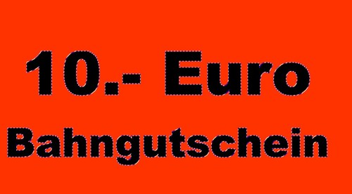 Bahngutschein ecoupon euro - bahngutschein, 10