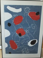 Georg Baselitz handsigniert  Puck blau