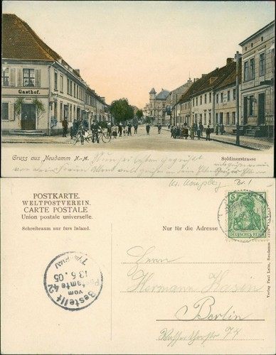 Postcard neudamm - postcard, (neumark)