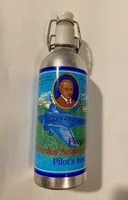 Fliegerbierflasche Prof. Hugo JunkersAluminium Bügelverschuss 23 cm 0,5 l  leer