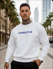 Luxus Herren Pullover Weiß