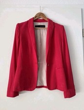 Zara Damen Blazer Pink Größe M